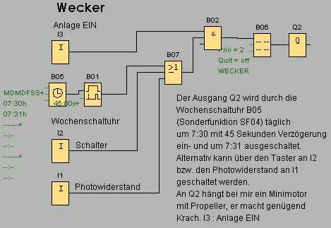 Siemens LOGO! : Wecker